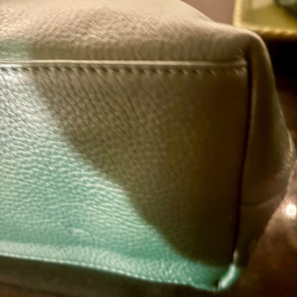 American Leather Co Grace Oversized Clutch NWT - Picture 8 of 14